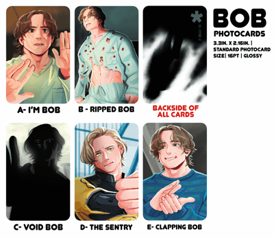 Image of [ PREORDER ] BOB THUNDERBOLTS* PHOTOCARDS