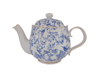 Image 2 of Blue Floral Cottage Teapot (New England Sourced)