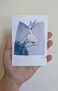 Image 1 of Basketball Polaroid Emulsion Artwork