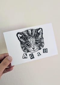 Image 2 of All Cats Are Beautiful Mini Print Postcard