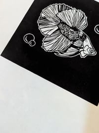 Image 2 of Betta Fish Display graphic linocut artwork by Hello Magnolia