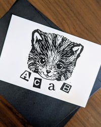 Image 1 of All Cats Are Beautiful Mini Print Postcard