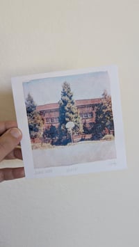 Image 3 of Basketball Polaroid Emulsion Artwork