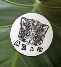 Image 2 of All Cats Are Beautiful Kitten Sticker