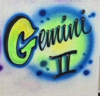 Image of Airbrush T shirt, Zodiac Design
