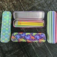 Image 1 of Personalized Pencils with Tin Case