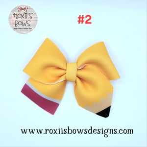 Image of Colored Pencil Bows