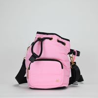 Image 2 of LIKE DREAMS Lucky Puffer Bucket Crossbody Bag - Baby Pink