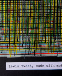 Image 1 of Lewis Tweed, made with motors and daytime television ( 19 )