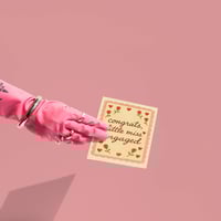 Image 1 of Little Miss Engaged Card