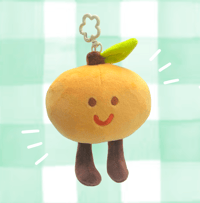orange plush keychain (PREORDER)