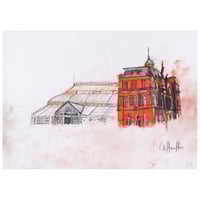 Image 1 of The People's Palace And Winter Gardens - Soft Pastels and Pencil on Paper 