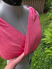 Image 5 of Linen Crossover Bra in Size Large & Voluptuous 
