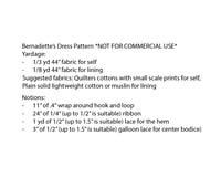 Image 2 of Downloadable Bernadette Dress Pattern