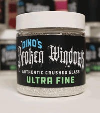 Dino's Broken Windows-Authentic Crushed Glass
