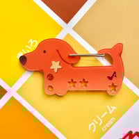 Image 1 of Weiner Dog Carabiner