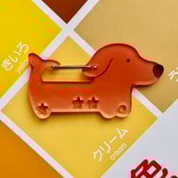 Image 2 of Weiner Dog Carabiner