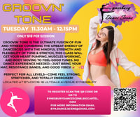 Groovn'Tone Classes (Tuesday 11.30am - 12.15pm)