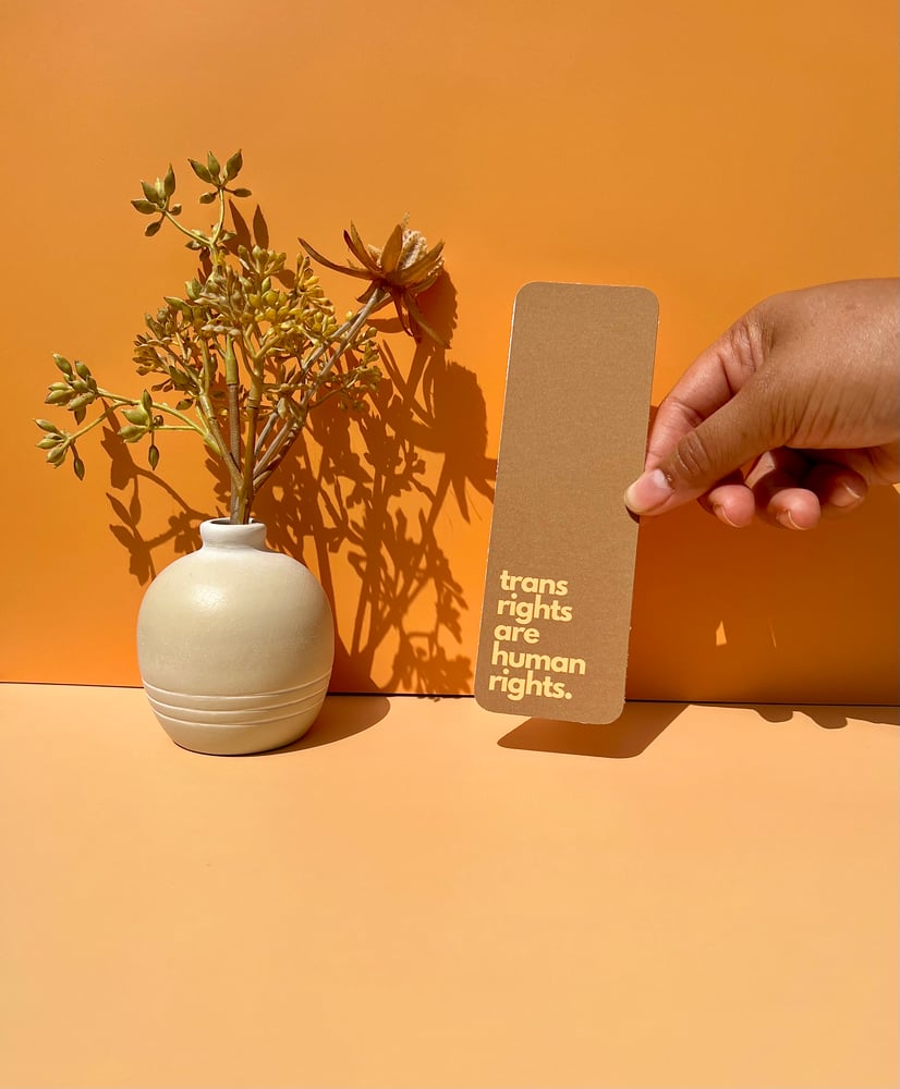 Image of Trans Rights Bookmark