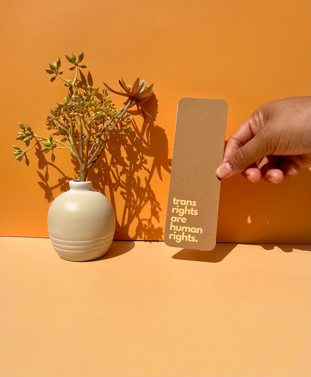 Image of Trans Rights Bookmark