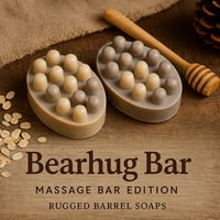 Image 3 of Bearhug Bar – Comforting Oats & Honey Soap – Artisan Natural Soap for Sensitive Skin