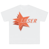 STARS TEE [ORANGE ON WHITE]
