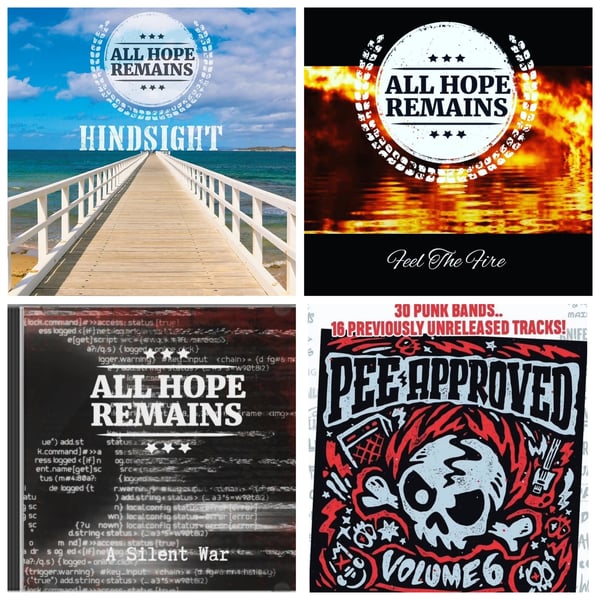Image of  All Hope Remains (CD) and Pee Approved V.6
