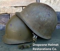 Image 13 of Vietnam USMC M-1 Helmet & 1965 Liner Mitchell Camo Cover. 1959 dated sweatband.