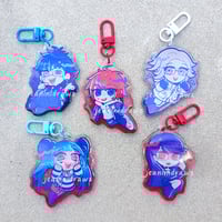 Image 4 of hundred line defense academy ✨ epoxy acrylic charms