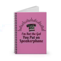 Image 1 of Speakerphone Gal Spiral Notebook