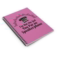 Image 3 of Speakerphone Gal Spiral Notebook
