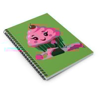 Image 3 of 'Too Sweet to Behave Like This' Cupcake Spiral Notebook
