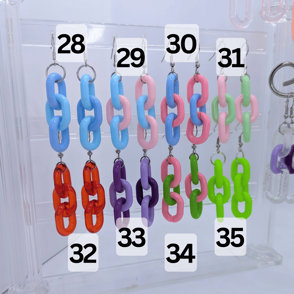 Image of Chain Dangle Earrings