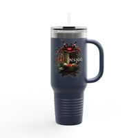 Image 6 of Red Inside - Overrun Hospital Insulated Travel Mug 40oz