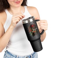 Image 3 of Red Inside - Overrun Hospital Insulated Travel Mug 40oz