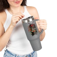 Image 1 of Red Inside - Overrun Hospital Insulated Travel Mug 40oz