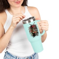 Image 11 of Red Inside - Overrun Hospital Insulated Travel Mug 40oz