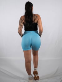 Image 7 of Seamless Ribbed Shorts With Scrunch Butt