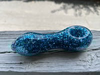 Image 2 of Blue Glitter Pipe