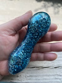 Image 6 of Blue Glitter Pipe
