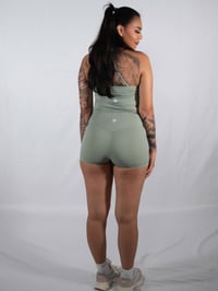 Image 3 of Cross Back Top W/ Bra & Shorts Set