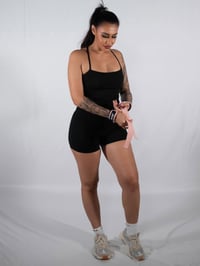 Image 8 of Cross Back Top W/ Bra & Shorts Set