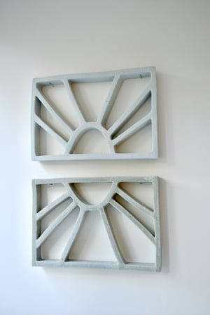 Image of SINGLE WALL BREEZE SUNSHINE TILE LIGHT BLUE