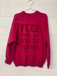 Image 1 of Flee From, pink L (25"P2P, 27"S2H, 29"C2C)  