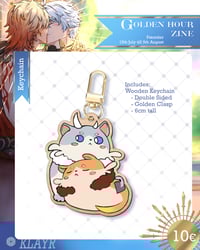 Golden Hour - Chimera Wooden Keychain