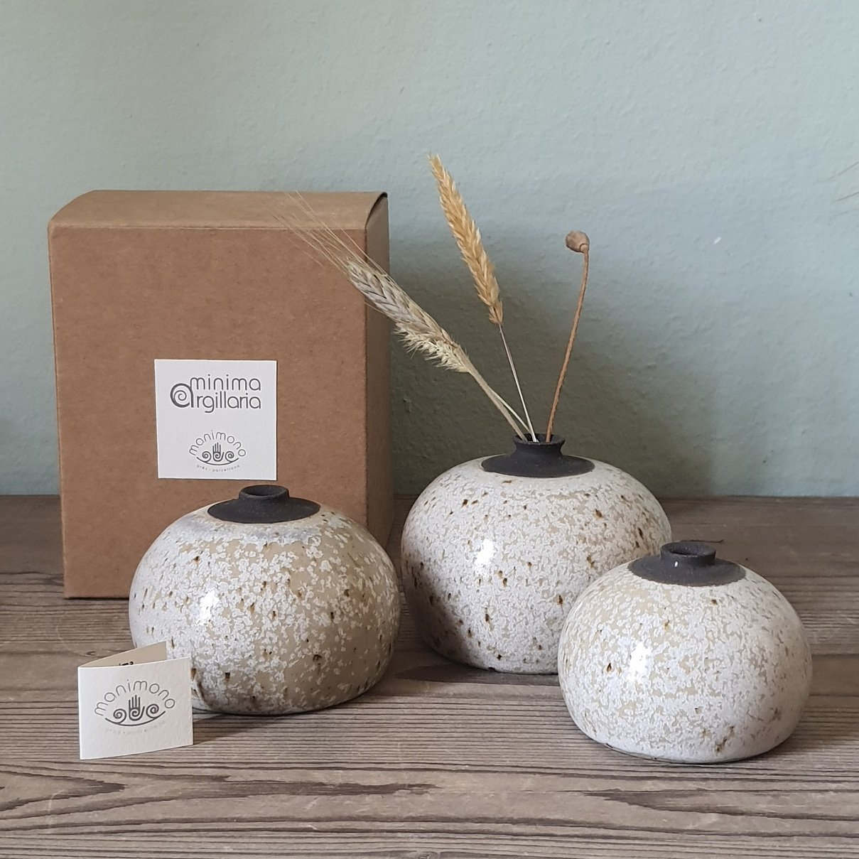 Image of Monofiore Bianco Neve | serie MINIMA ARGILLARIA