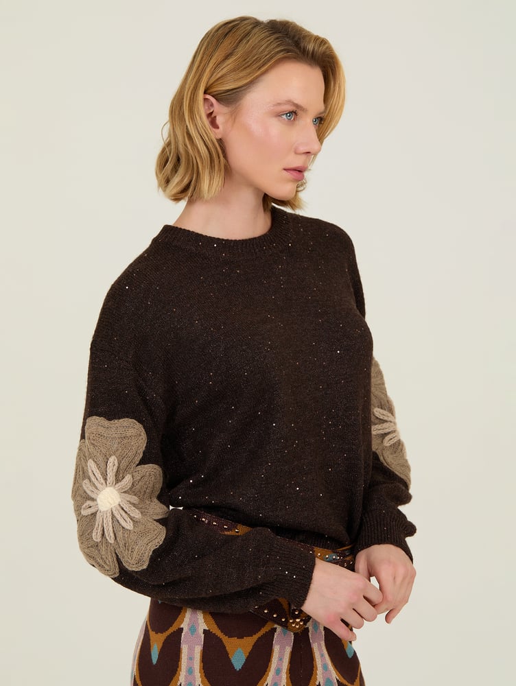 Image of Jersey Amar color chocolate