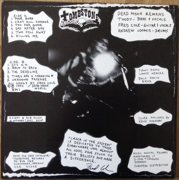 DEAD MOON – Crack In The System (LP)