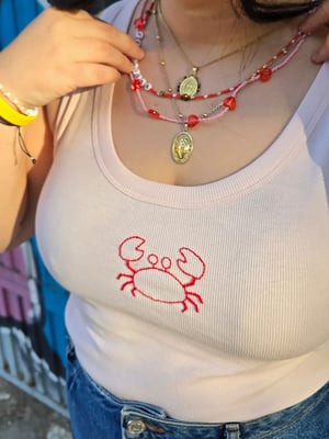 Camiseta tirantes cangrejo