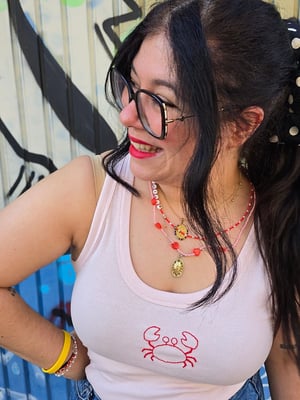 Camiseta tirantes cangrejo
